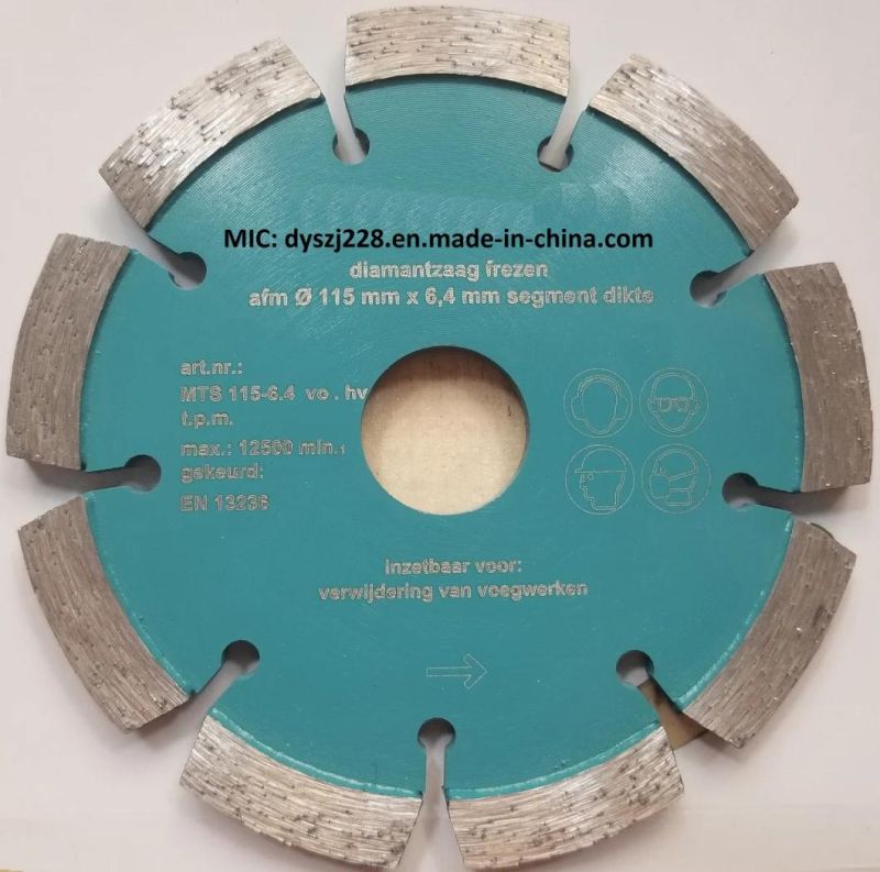 Tuck Point Saw Blade, Silver Brazed Blade