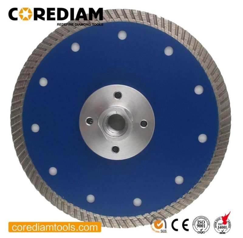 Diamond Stone Turbo Type Cutting Blade with Flange/Diamond Tools