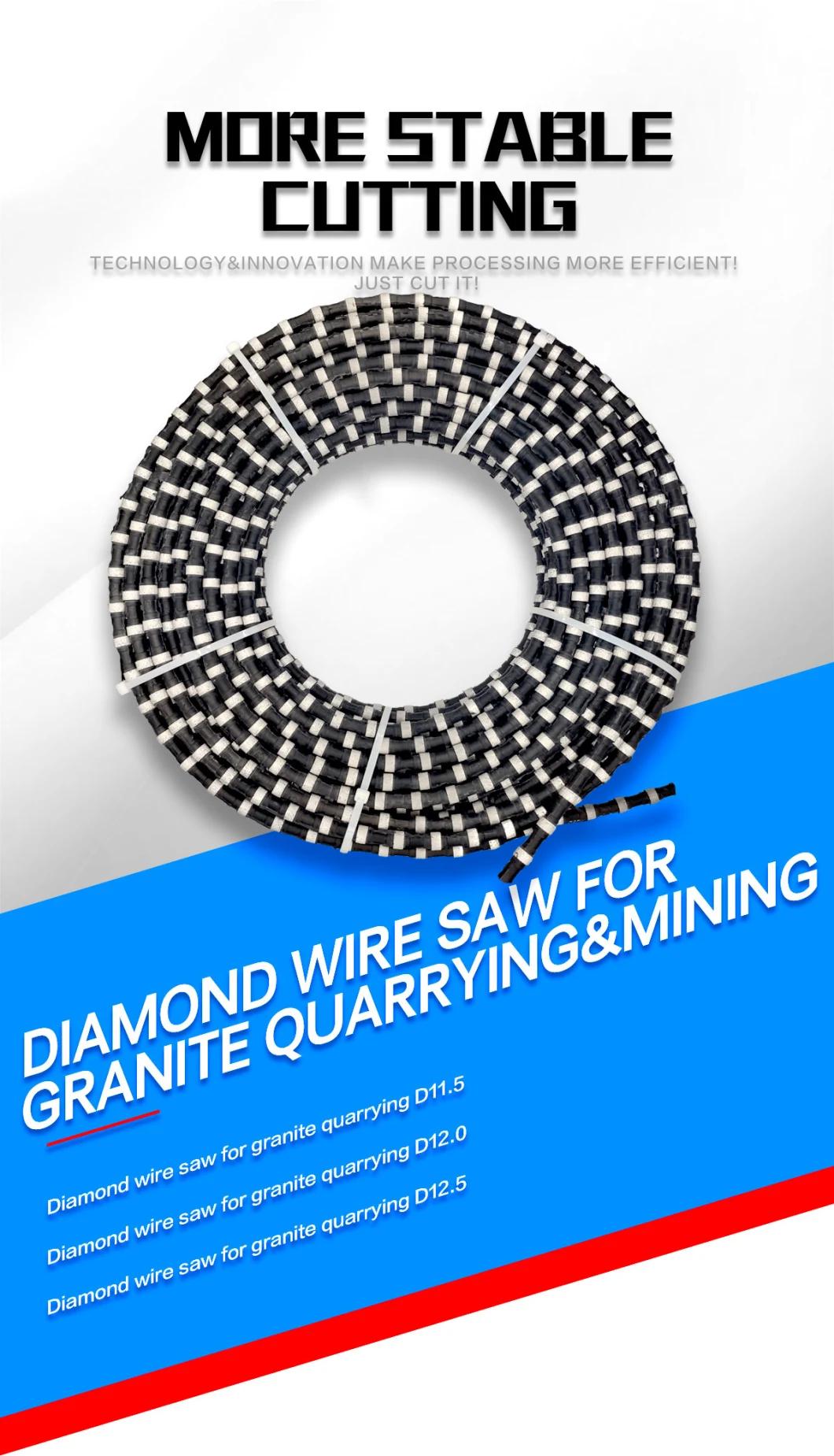 Fast Cutting and Long Life Diamond Wire Saw for Marble, Granite, Stone Quarry Mining