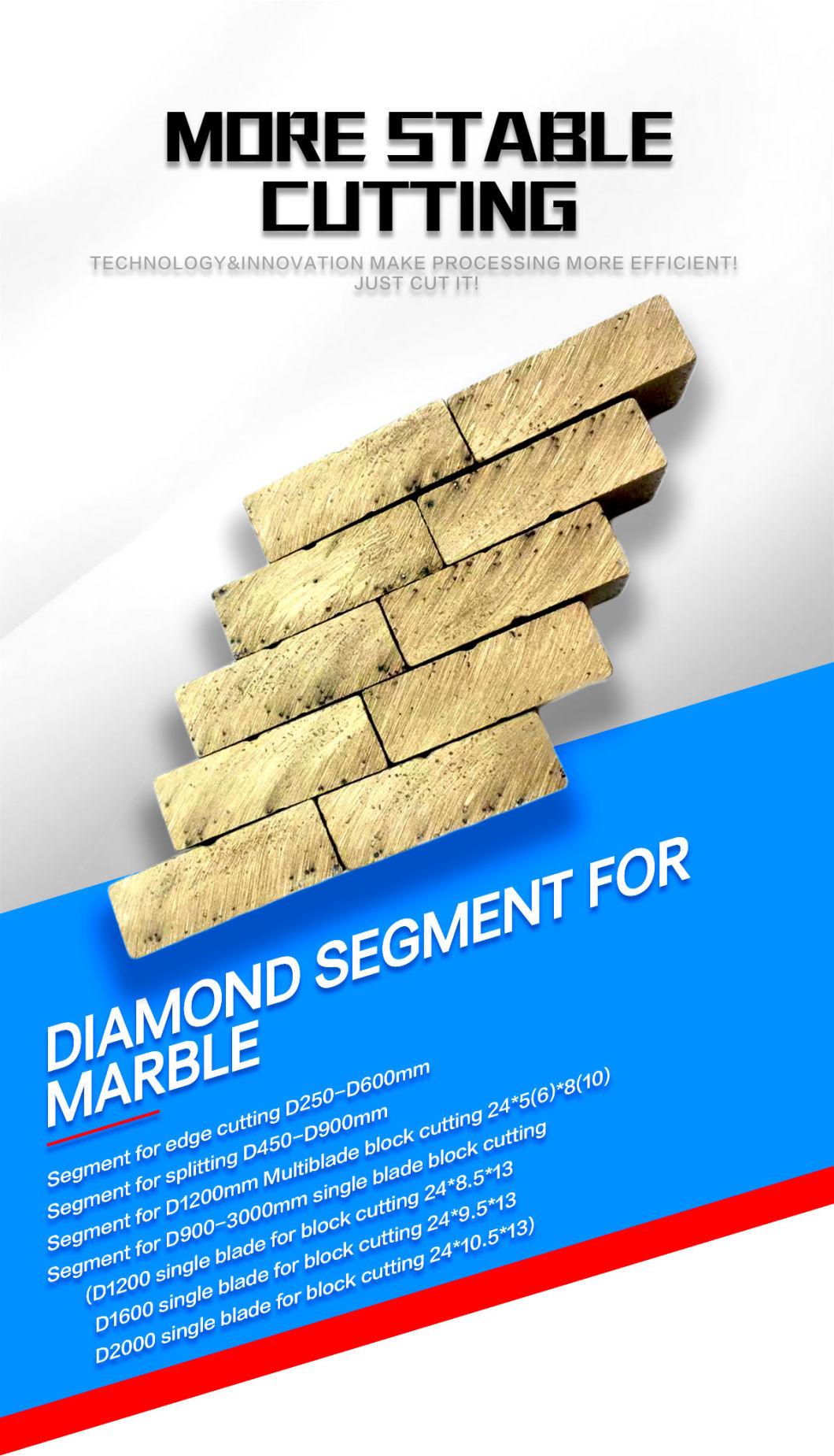 24*11*15mm Marble Cutting Segment Diamond Segments for Marble Block Segment Marble Slab Cutting Hot Sale in Mexico