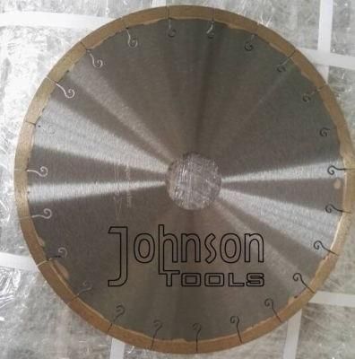 300mm Silver Brazed Saw Blade with J Slots