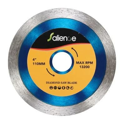 110mm Continuous Diamond PCD Saw Blade for Granite Stone Cutting Brick Marble