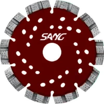 Laser Welded Silent Tools Segment Diamond Saw Blade for Reinforced Concrete Cutting