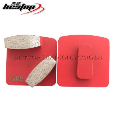 Soft Bond Concrete Diamond Segment for Hard Concrete Grinding