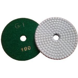 100mm High Glossy Diamond Dry Concrete Polishing Pad