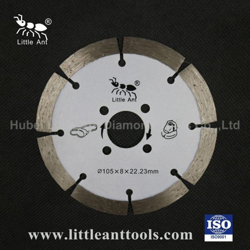 White Color Diamond Sintered Saw Blade for Granite Dry Cut