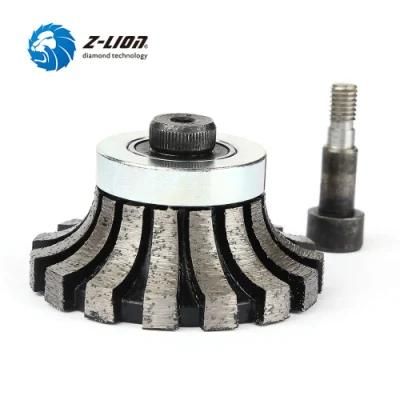 Segmented Diamond Profiling Wheel Grinding Router Bit for Concrete Granite Marble Stone