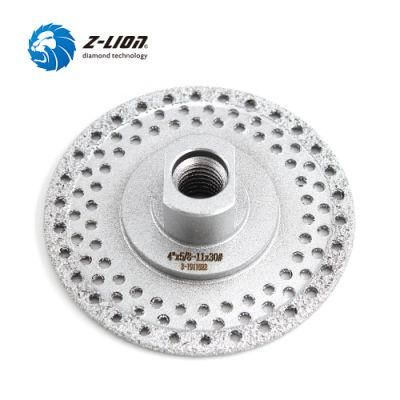 Vacuum Brazed Diamond Cup Grinding Wheel Cutting Disc for Concrete Granite