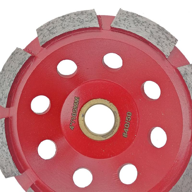 5inch /125mm Welded Diamond Single Row Cup Wheel for Concrete and Other Construction Material