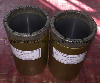 T2-101 Surface Set Diamond Core Drill Bit