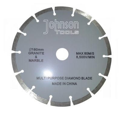 180mm En13236 Diamond Blade for Cutting Stone and Concrete
