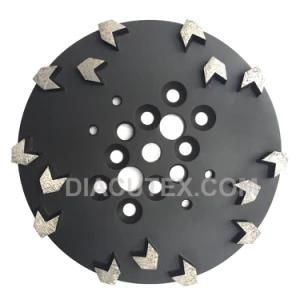 250mm Floor Surface Diamond Grinding Plate