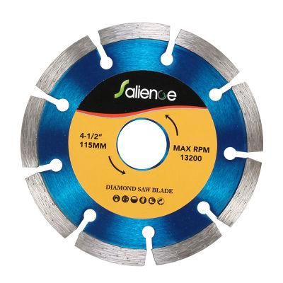 115mm Segmented Circular Diamond Saw Blade Dry Cutting Disc for Marble Cutting