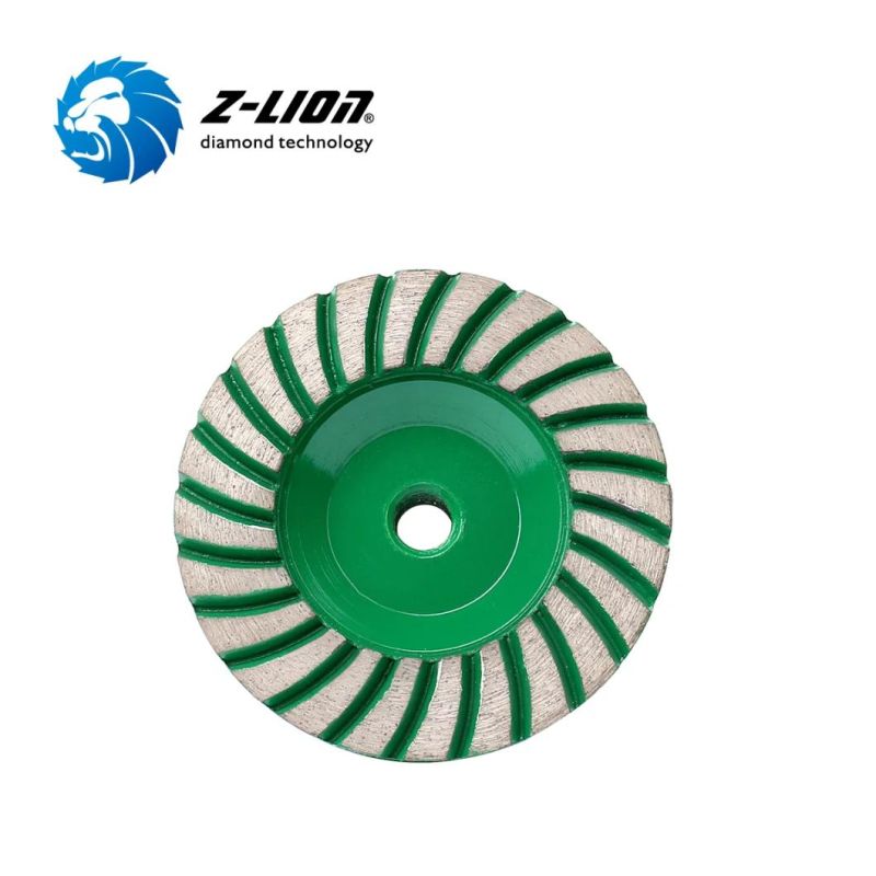 4inch Aluminum Base Turbo Wheel Cup for Granite Marble Surface Grinding