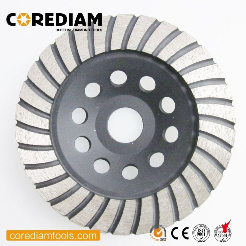 Turbo - Type Diamond Sintered Cup Wheel for Granite, Marble and Stone Materials in All Sizes/Diamond Tool/Grinding Tools