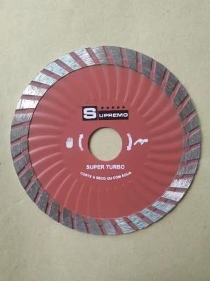 Hot Press Turbo Wave 5&quot;Diamond Saw Blade for Marble Stone Cutting