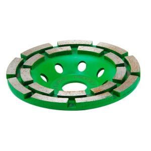 Double Row Diamond Tools Diamond Cup Wheel for Stones Granite Marble Concrete Brick Shangtai Tools