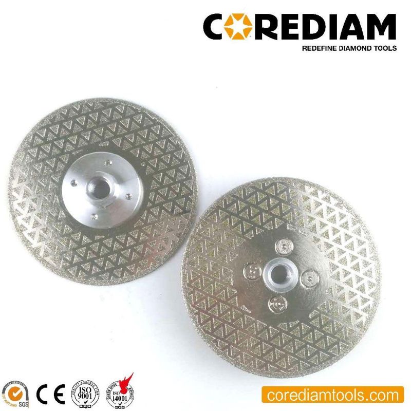 Electroplated Granite Blade with Flange/Diamond Saw Blade/Diamond Disc/Diamond Tool