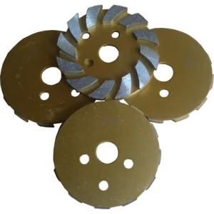 4 Inch Terrazzo Grinding Disc Metal Grinding Wheel for Wet and Dry Grinding