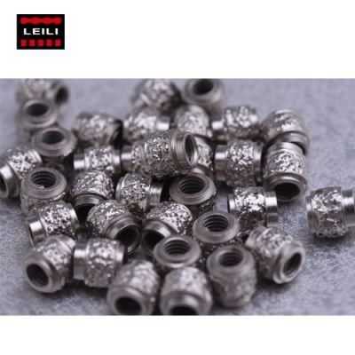 Iron Cutting Vacuum Brazed Diamond Wire 10.5mm /44 Beads
