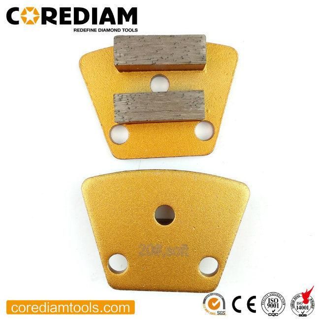 6#-200# Rectangle Diamond Grinding Plate for Concrete Floor