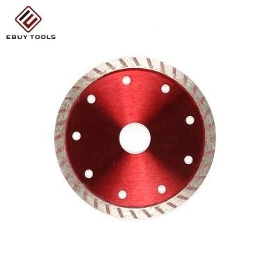 125mm X 7mm Good Quality Cold Pressed Turbo Diamond Saw Blade Cutting Granite, Marble and Hard Stone