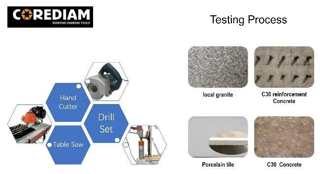 Sinter Hot-Pressed Turbo Blade with Protective Segments/Diamond Cutting Disc/Diamond Tools