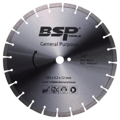 Laser Welded Diamond Blade for Table Saw
