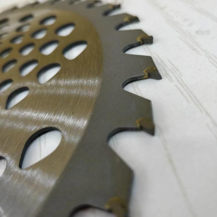 2018 Top Quality Alloy Steel Cutting Grass Tct Saw Blade