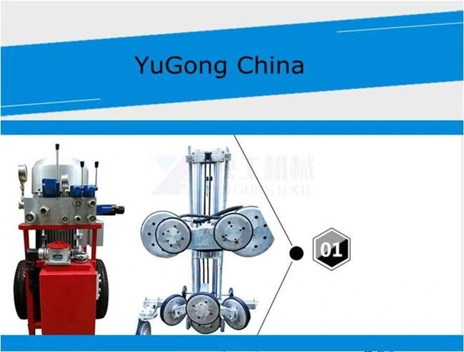 China Gold Supplier Diamond Wire Saw Hydraulic Wire Saw Machine