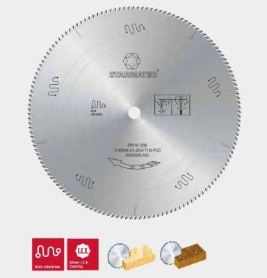 Sp01A0400 PCD Circular Saw Blade for Aluminum Cutting Polycrystalline Diamond Tool Match Portable Machine Table Machine 12 Inch
