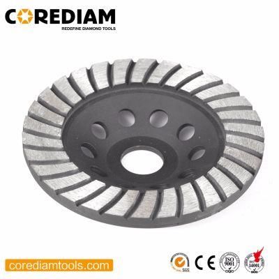 Sintered Cup Wheel with Turbo Segment in 4.5-Inch/Diamond Tool/Grinding Tool