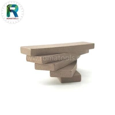 Romatools Granite Marble Cutting Diamond Segment for Bridge Cutting Blades