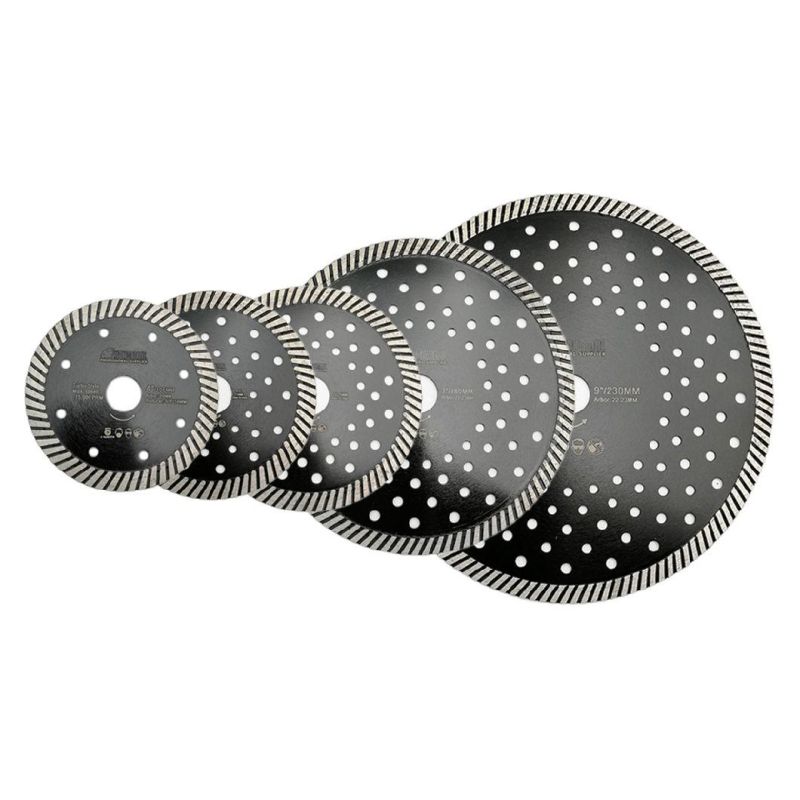 Diamond Turbo Cutting Blades with Multi Holes