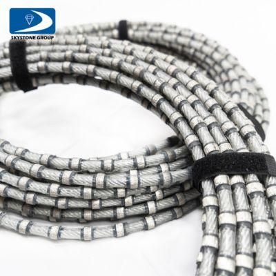 Mono Diamond Wire Saw for Granite Quarry, Plastic Wire Rope