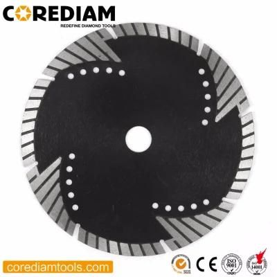 230mm Stone Turbo Saw Blade with Protective Segment/Diamond Tool