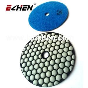 Diamond Dry Polishing Pads with Velcro Backed
