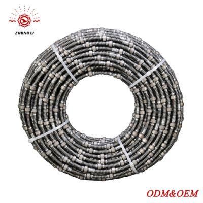 10.5mm Sharp Cutting Tool Spring Wire Diamond Wire Saw for Marble Quarry