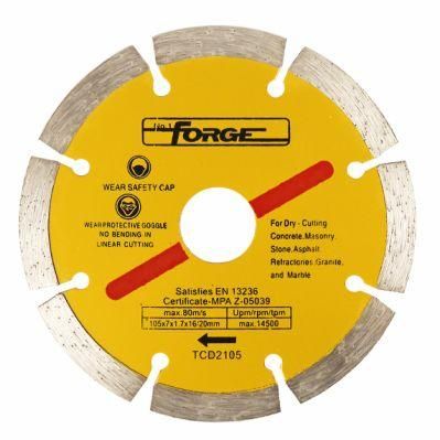 105mm (4&quot;) Cutting Disc Segmented Diamond Blades