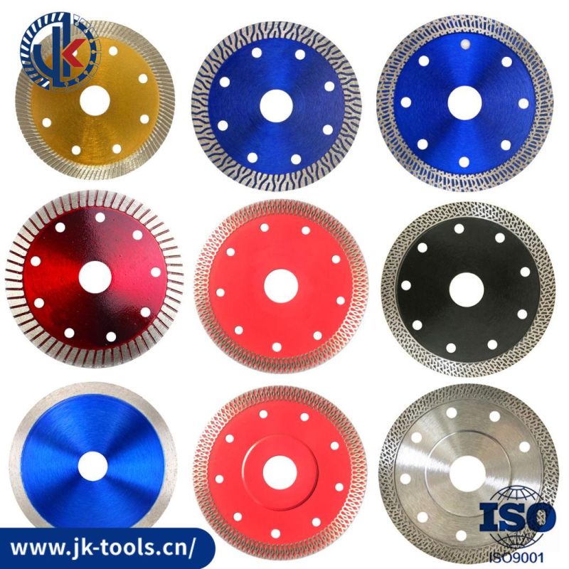 4.5 Inch Zero Chipping China Factory X Turbo/Mesh Turbo Diamond Tools /Diamond Saw Blade/Diamond Cutting Disc for Tile/Porcelain