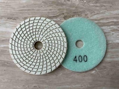 100mm Diamond Material Abrasive Wet Polishing Pad for Grinding