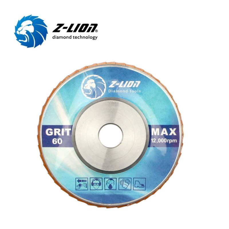 4.5in Diamond Flap Cutting Disc Wheel for Stone Glass Tile Concrete Polishing