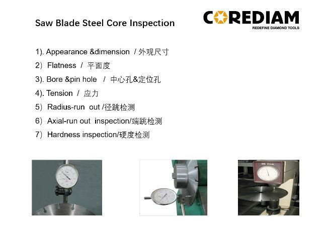 Laser Welded Diamond Wall Saw Blade in All Size/Cutting Disc/Diamond Tools