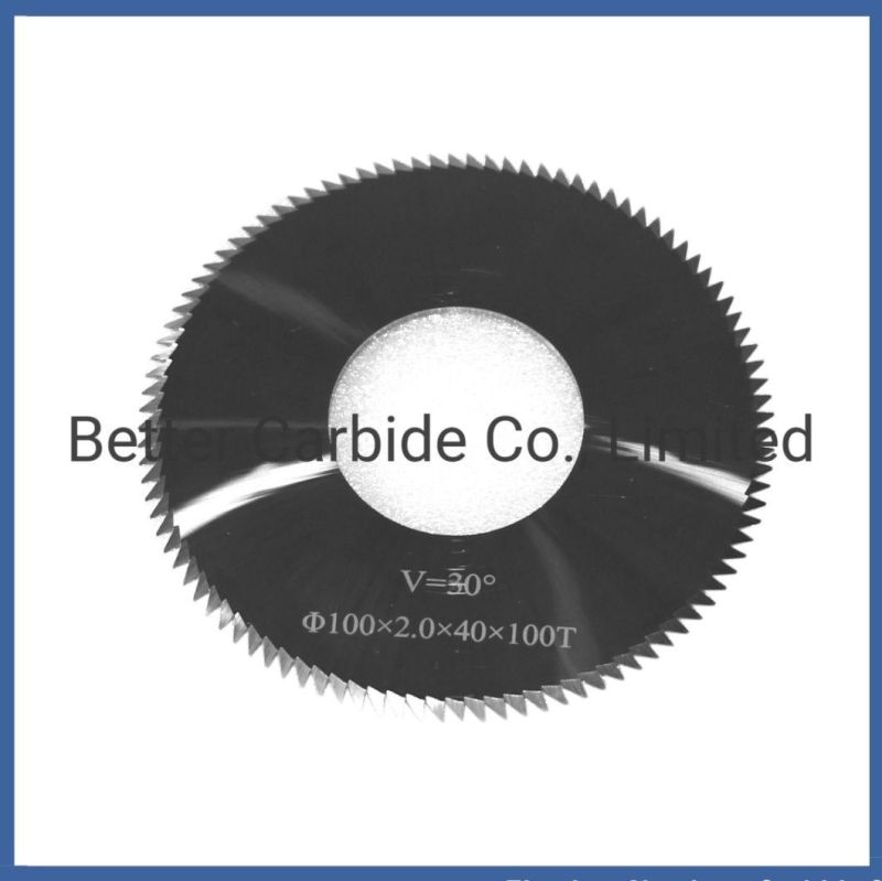 Cutting Tungsten Carbide Saw Blade - Cemented Blade for PCB V Scoring
