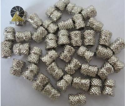 Stone Cutting Tools Vacuum Brazed Diamond Wire Saw Beads for Marble Granite