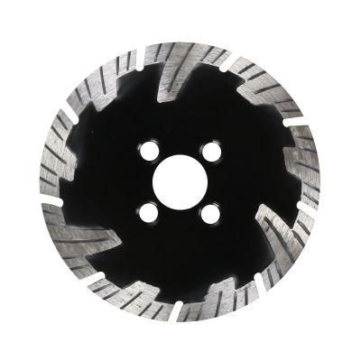 Turbo Segmented Diamond Saw Blade Deep Teeth for Marble Granite Concrete Cutting