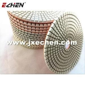 3 Steps White Stone Abrasive Polishing Pads 5 Inches