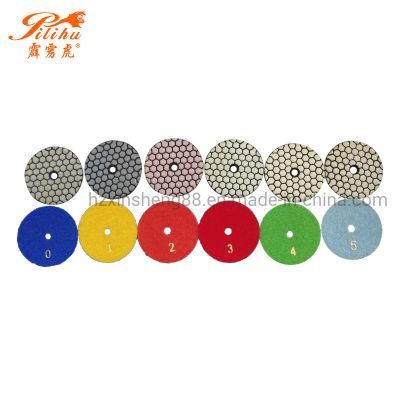 Good Choice Without Color Fade 4 Inch Diamond Wet Polishing Pads for Stone