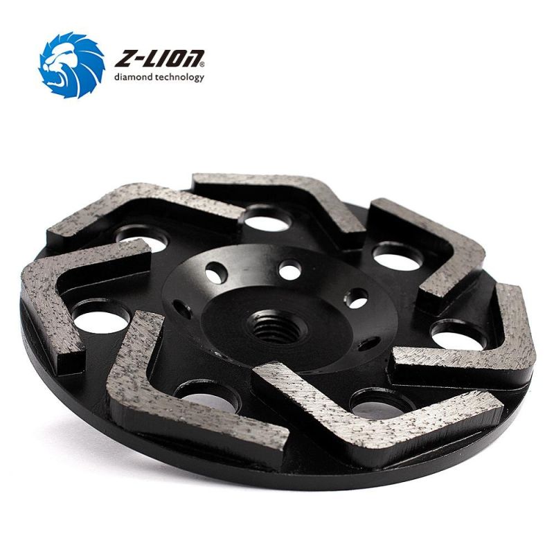 6" Diamond L Segments Wheel Cup Disc for Concrete Surface Grinding