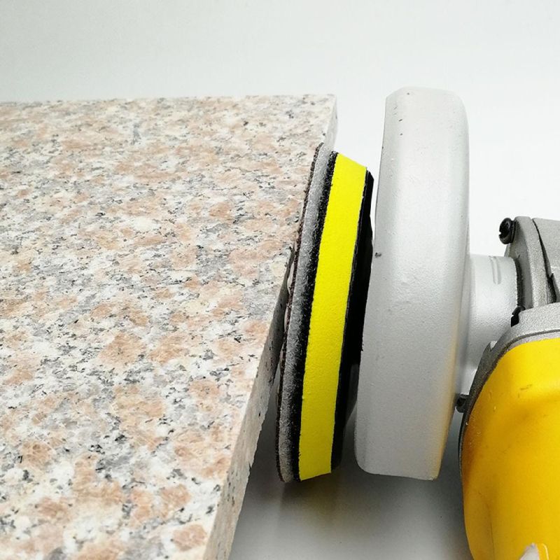 4"/ 100mm Diamond Wet Flexible White Bond Polishing Pads for Granite